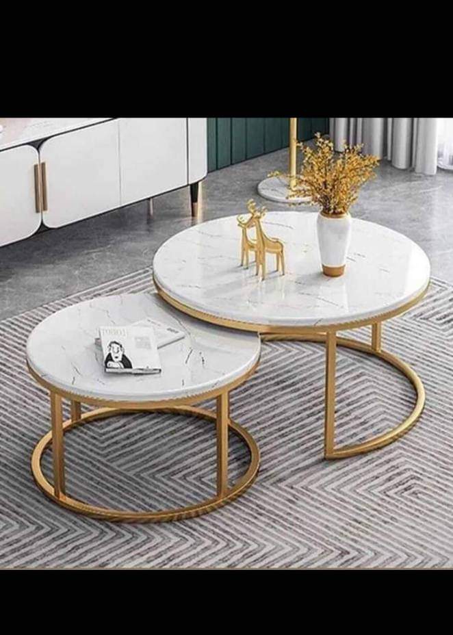 PLANOTEX CENTER TABLE AND STOOLS GLASS 1+1